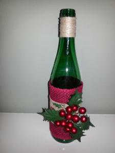 Green bottle for Christmas 2014